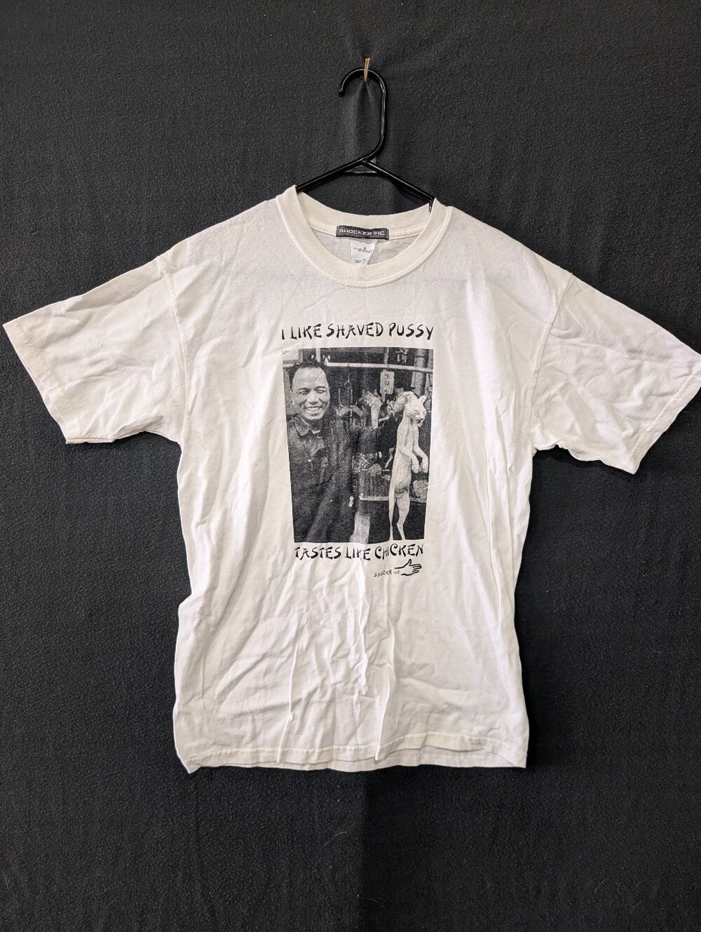 Shocker "I Like Shaved P*ssy" T-shirt - Men's Size M